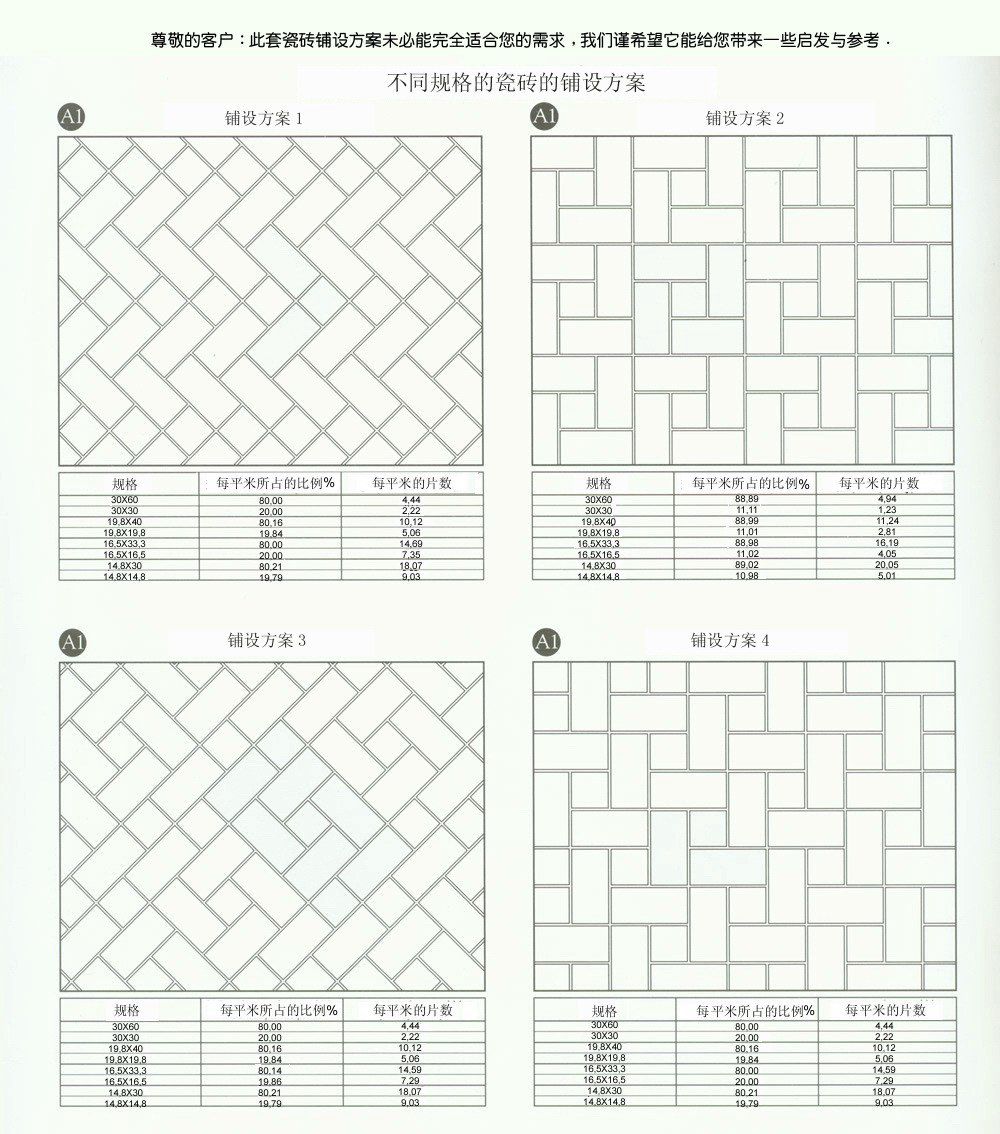 mansion88设计师常用80种瓷砖铺设方案