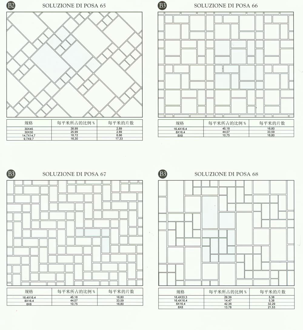 mansion88设计师常用80种瓷砖铺设方案