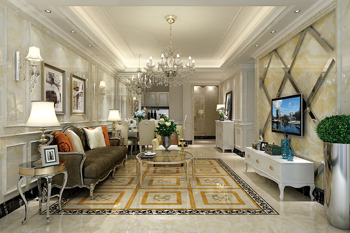 mansion88瓷砖客厅KWP68013-KWS68016效果图