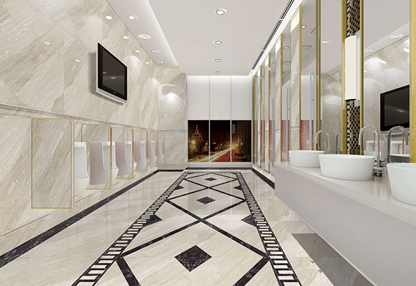 mansion88全抛釉瓷砖天堡石KYS8062高等洗手间效果图