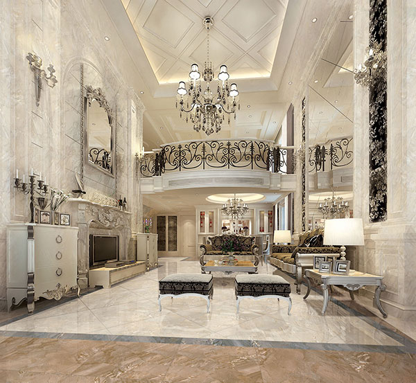 mansion88爱丁堡系列全抛釉瓷砖格兰石KYS8066瓷砖效果图
