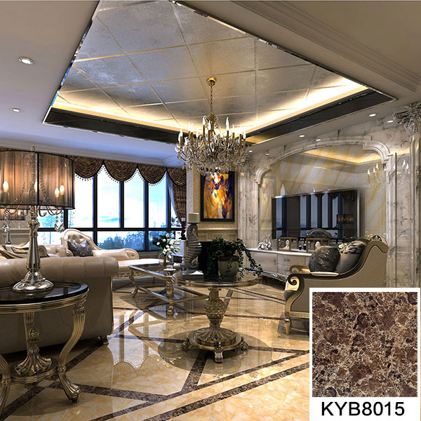 mansion88大理石瓷砖：深啡网KYP8015空间设计铺贴图