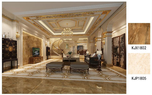 mansion88全抛釉瓷砖爱尔兰砂岩KJX1802效果图2
