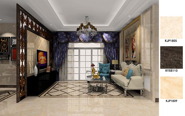 mansion88瓷砖案例鉴赏客厅效果图