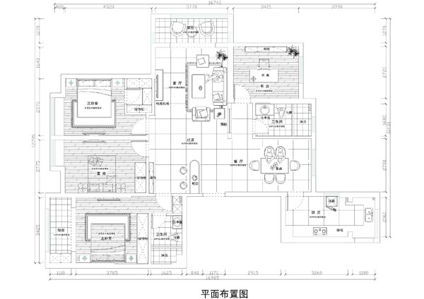 mansion88瓷砖应用效果：徐州开元翡翠湾F户型装修效果鉴赏