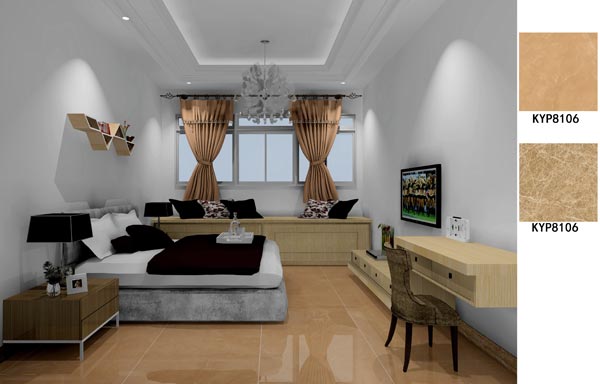 mansion88瓷砖应用效果：大沥碧桂园·华府02户型装修效果鉴赏