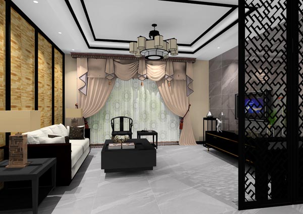 mansion88家装：佛山灯湖华府173㎡新中式装修效果鉴赏
