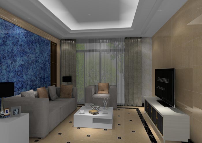 mansion88家装：佛山丹灶  桂丹颐景园80㎡简约现代装修效果鉴赏