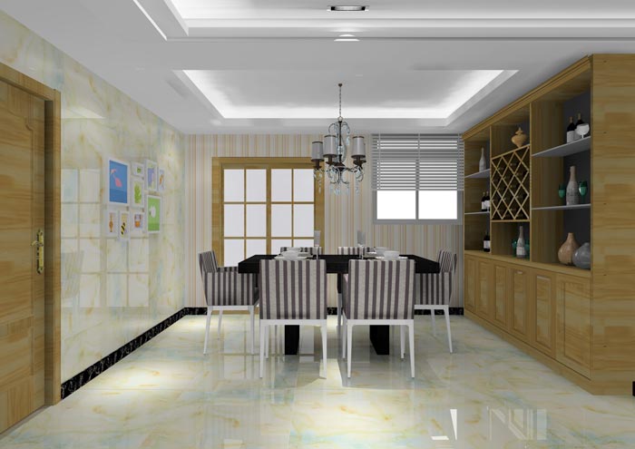 mansion88家装：佛山龙湖春江名城113㎡的简约现代气概装修鉴赏
