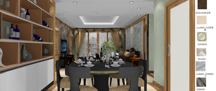 mansion88家装：成都中环丰锦155㎡的欧式气概装修鉴赏