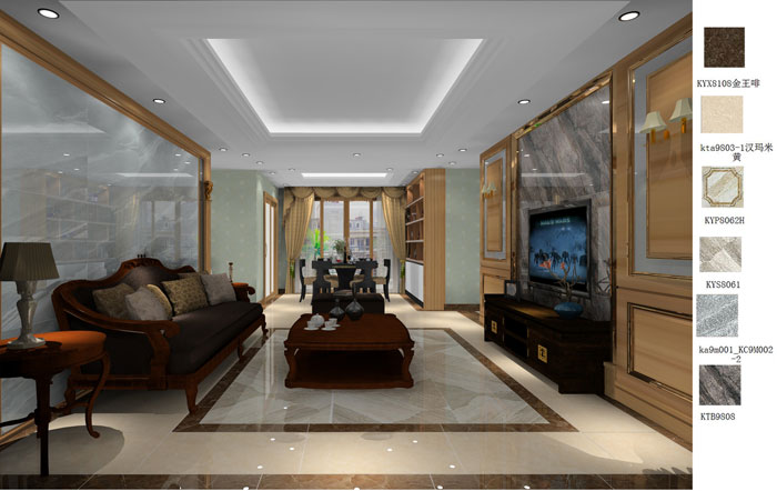 mansion88家装：成都中环丰锦155㎡的欧式气概装修鉴赏