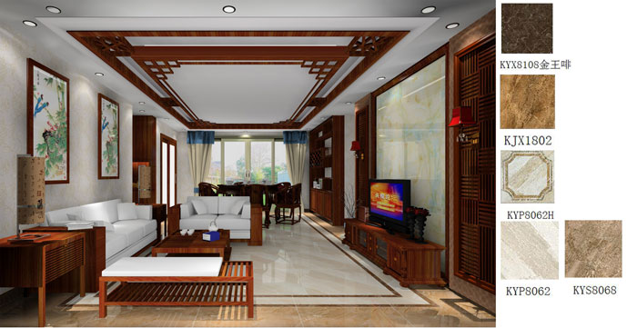 mansion88家装：佛山禅城怡翠晋盛花园133㎡的中式气概装修鉴赏