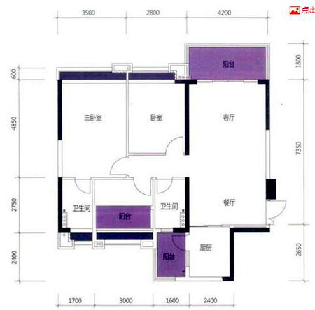 mansion88家装：佛山禅城怡翠晋盛花园100㎡的现代气概装修鉴赏