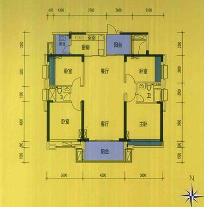 mansion88家装：佛山禅城怡翠晋盛花园132㎡的中式气概装修鉴赏