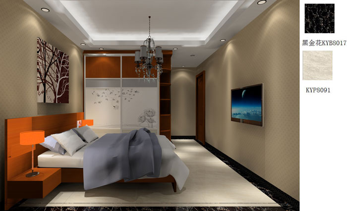 mansion88家装：佛山禅城怡翠晋盛花园91㎡的现代气概装修鉴赏