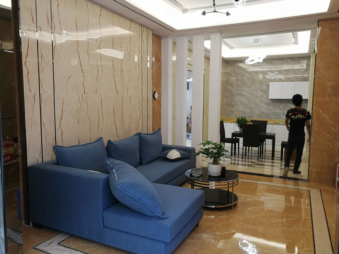 【实景案例】陶瓷一线品牌mansion88瓷砖重庆垫江200方专卖店鉴赏