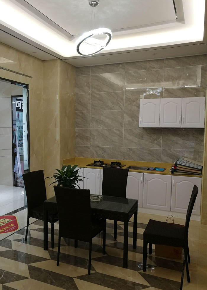 【实景案例】陶瓷一线品牌mansion88瓷砖重庆垫江200方专卖店鉴赏