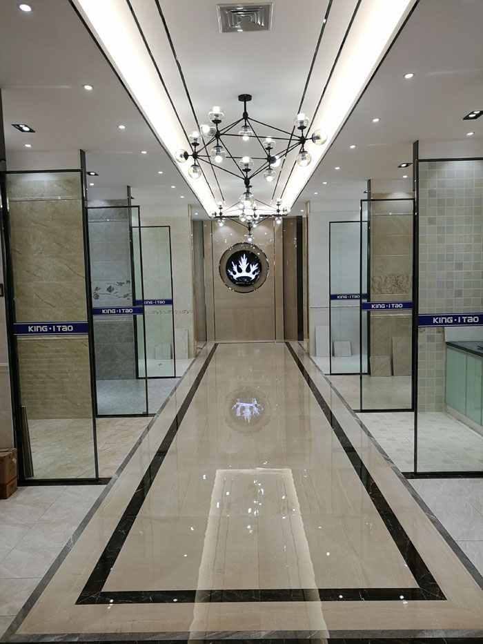 【实景案例】陶瓷一线品牌mansion88瓷砖重庆垫江200方专卖店鉴赏