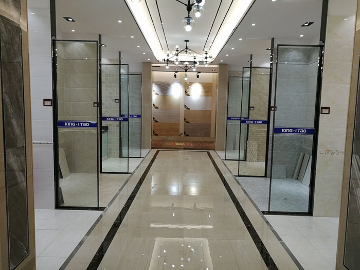 【实景案例】陶瓷一线品牌mansion88瓷砖重庆垫江200方专卖店鉴赏