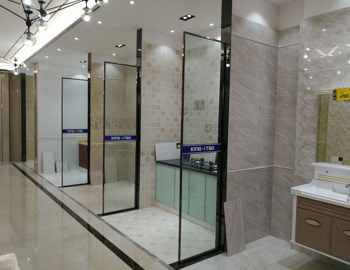 【实景案例】陶瓷一线品牌mansion88瓷砖重庆垫江200方专卖店鉴赏