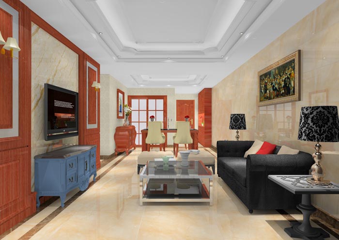mansion88瓷砖装修效果图鉴赏,家装案例,家装效果图,装修解决方案 第3页_护眼防滑砖