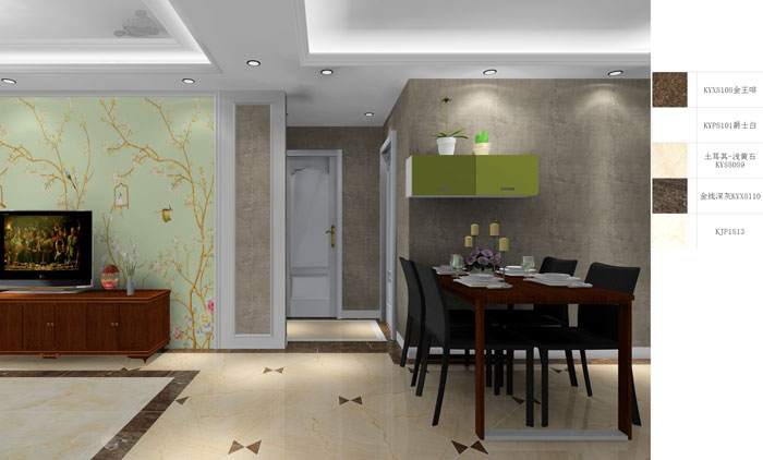 mansion88瓷砖装修效果图鉴赏,家装案例,家装效果图,装修解决方案 第2页_护眼防滑砖