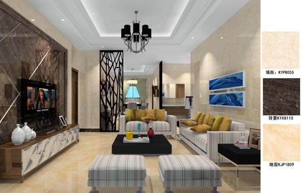 mansion88瓷砖装修效果图鉴赏,家装案例,家装效果图,装修解决方案 第7页_护眼防滑砖