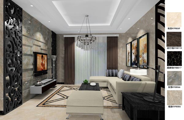 mansion88瓷砖装修效果图鉴赏,家装案例,家装效果图,装修解决方案 第7页_护眼防滑砖