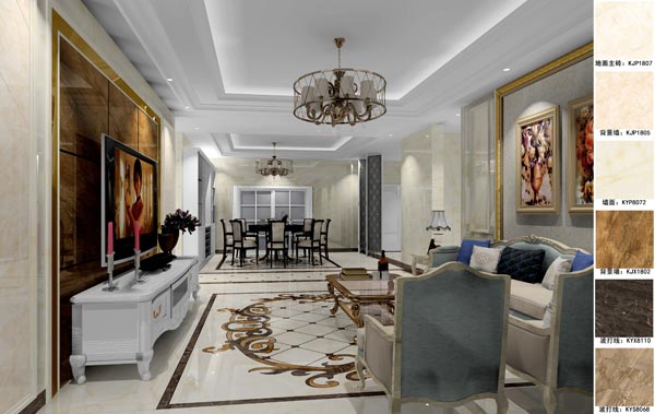 mansion88瓷砖装修效果图鉴赏,家装案例,家装效果图,装修解决方案 第5页_护眼防滑砖