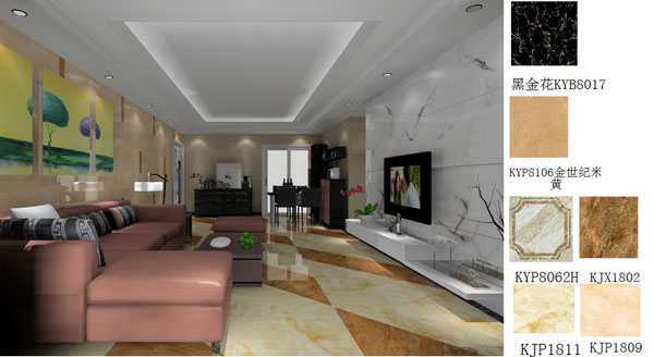 mansion88瓷砖装修效果图鉴赏,家装案例,家装效果图,装修解决方案_护眼防滑砖